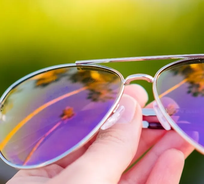 Pink Mirror Sunglasses