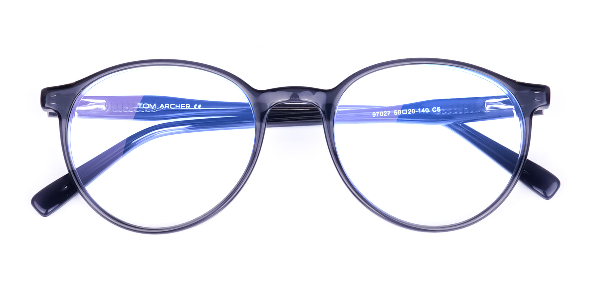 circle blue light glasses