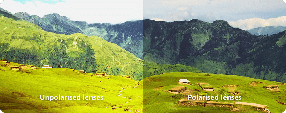  Difference between polarised and unpolarised lenses