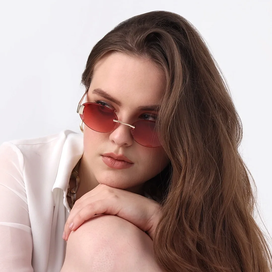 Buy Rimless Sunglasses For Women