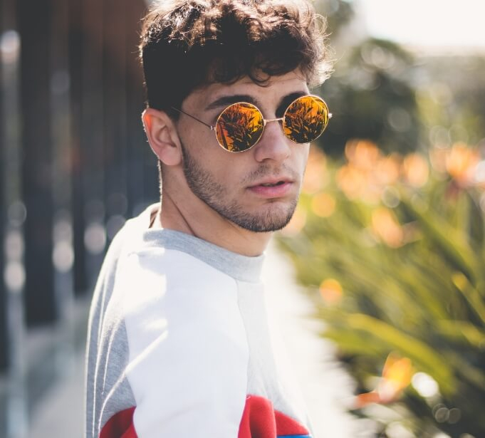 round sunglasses men