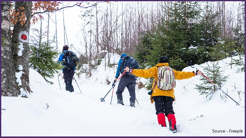 Snowshoeing-in-winters