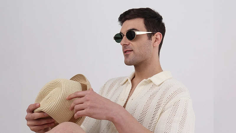 Thin Metal Frame Sunglasses