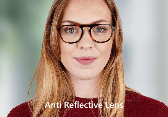 Anti reflective lenses