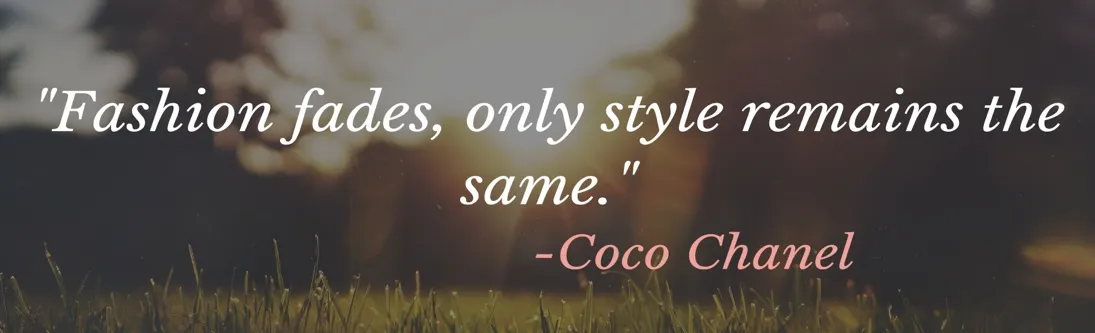 Chanel's Fashion Quote
