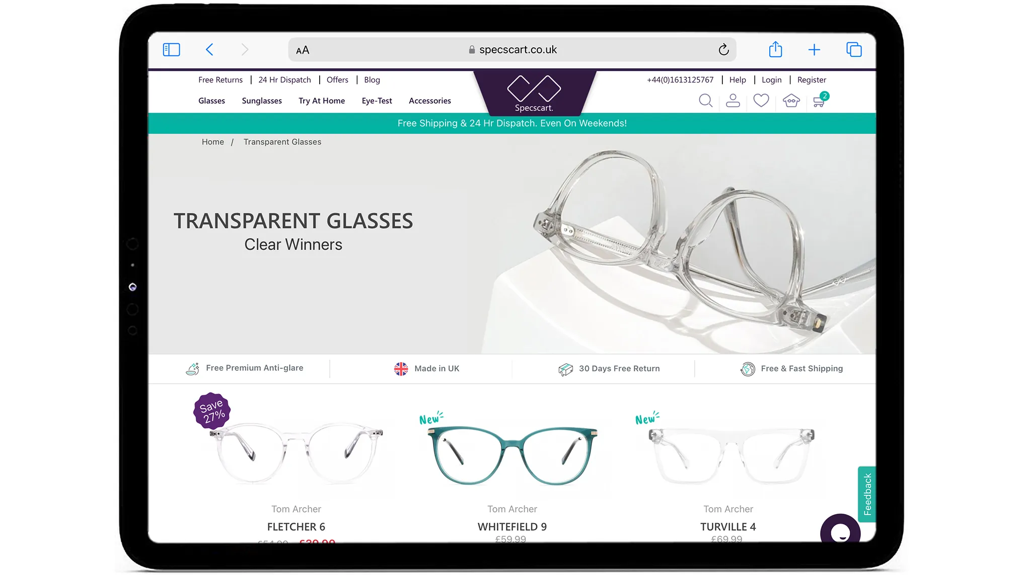 Free prescription glasses on sale with free shipping