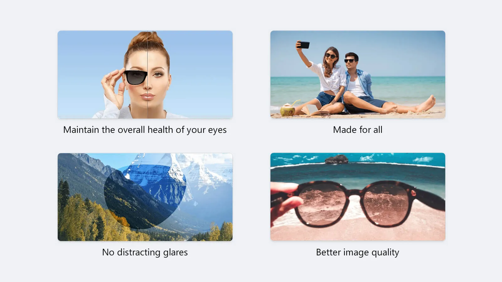 What are the benefits of polarised lenses
