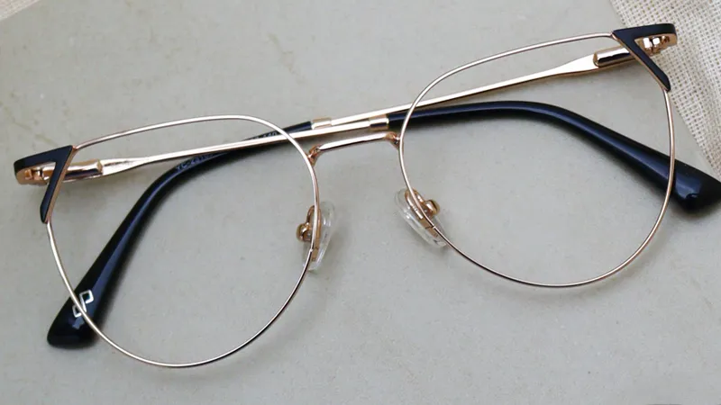 Cate Eye gold frames