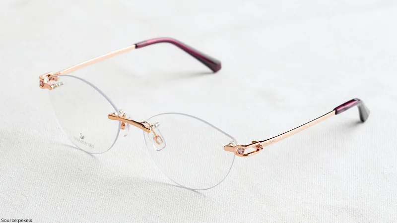 Rimless-glasses