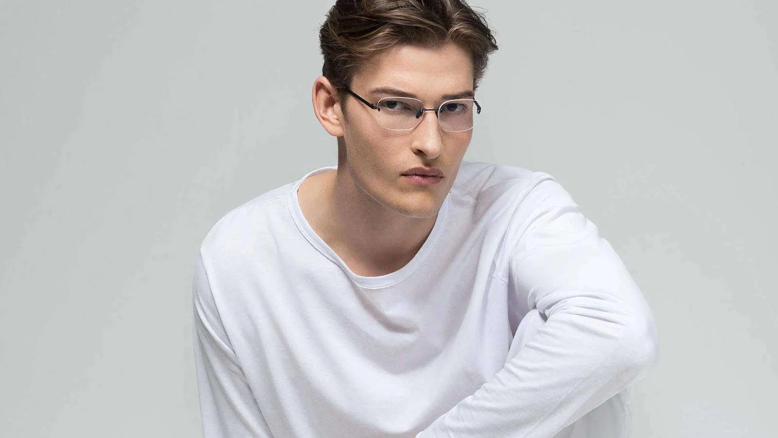 Mens rimless glasses