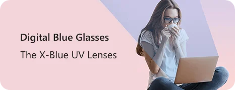 digital blue glasses UV lenses