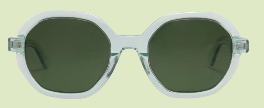 Green lens Sunglasses