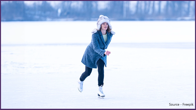 Ice Skating in Winter