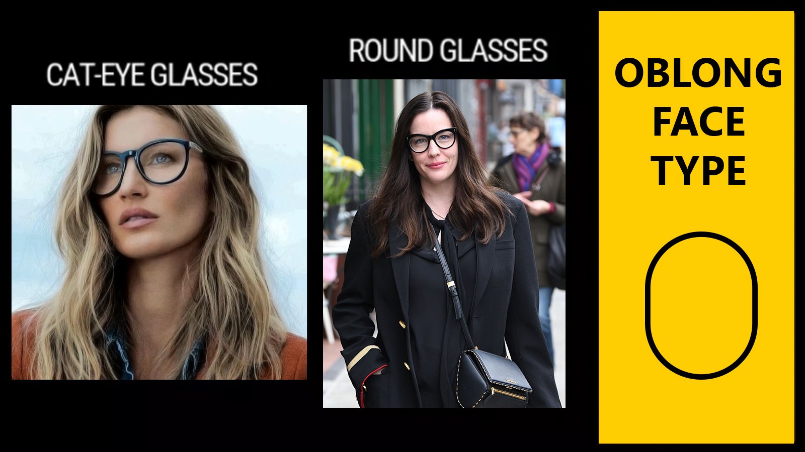 Celebrities with oblong faces: Liv Tyler, Gisele Bundchen: