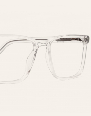Designer Transparent Rectangular Glasses