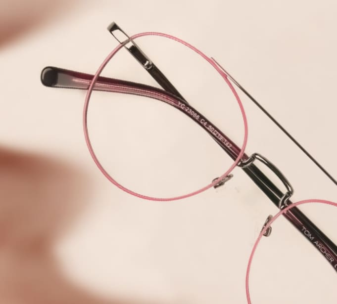 Vintage Red Glasses For Men & Women
