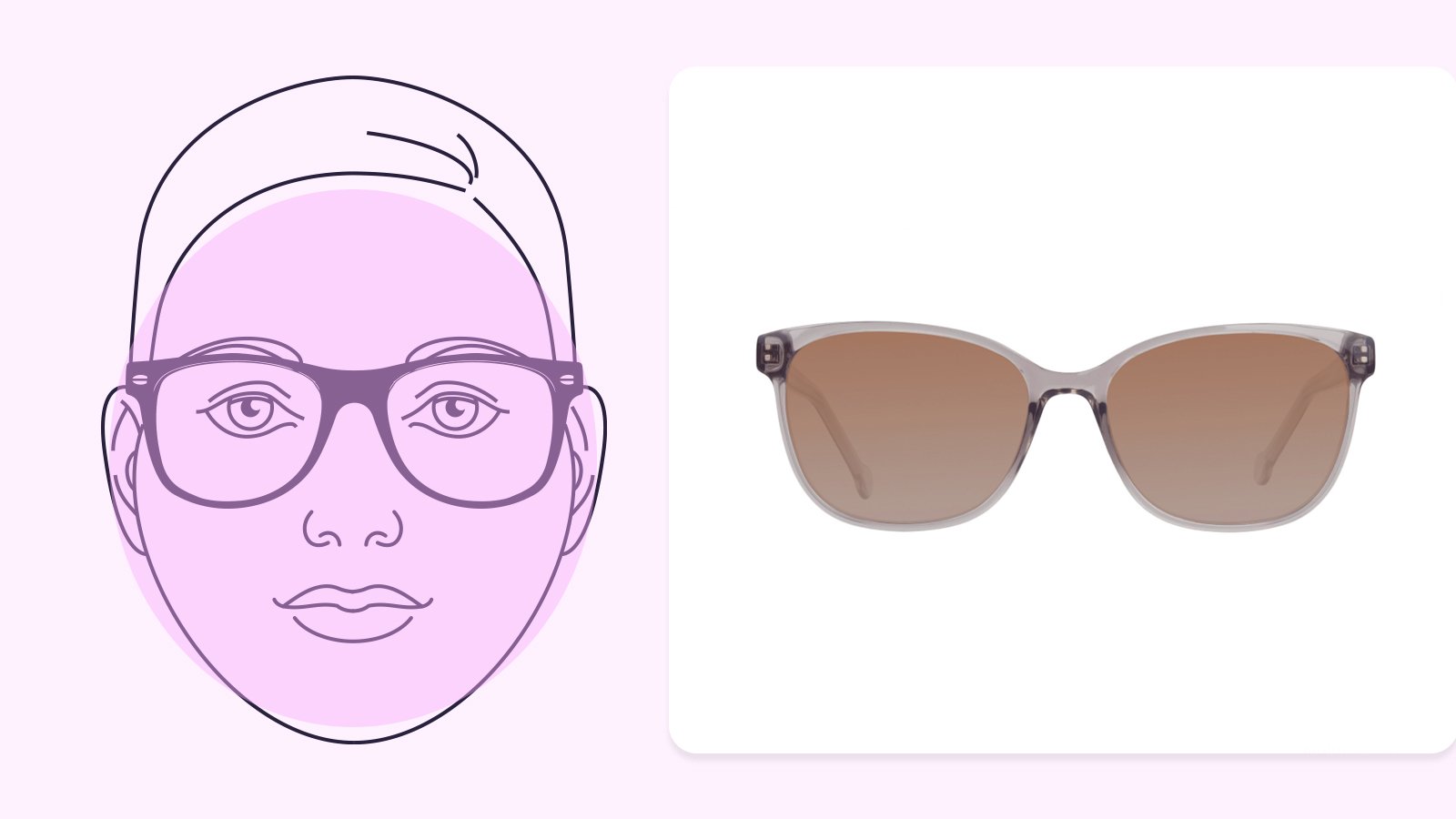 oversized sunglasses for round faces
